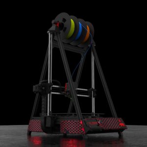 3d printer render red-7